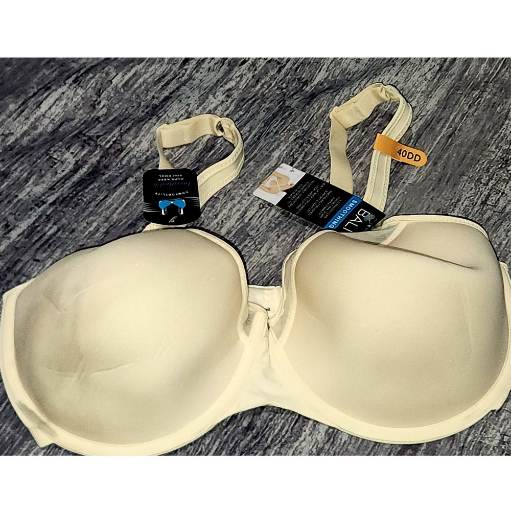 Bali One‎ Smooth U Ultra Light Underwire Bra Light Beige 40DD
